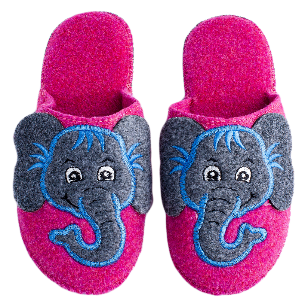 Children's indoor felt slippers