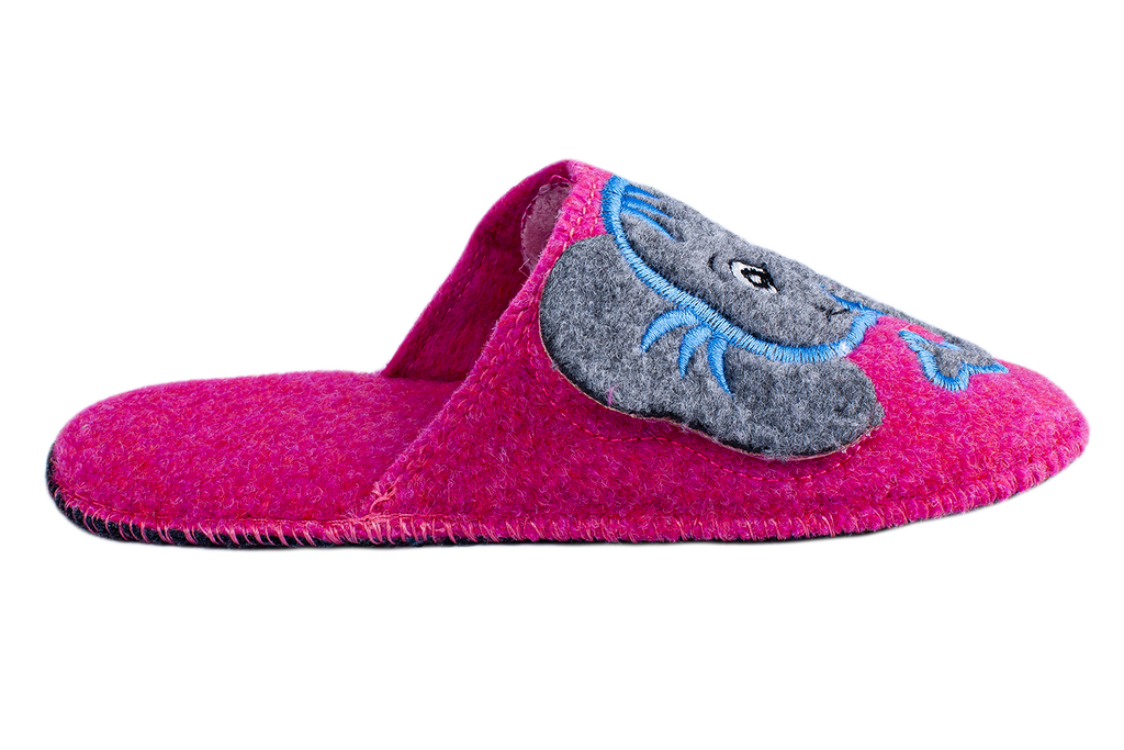 Children's indoor felt slippers