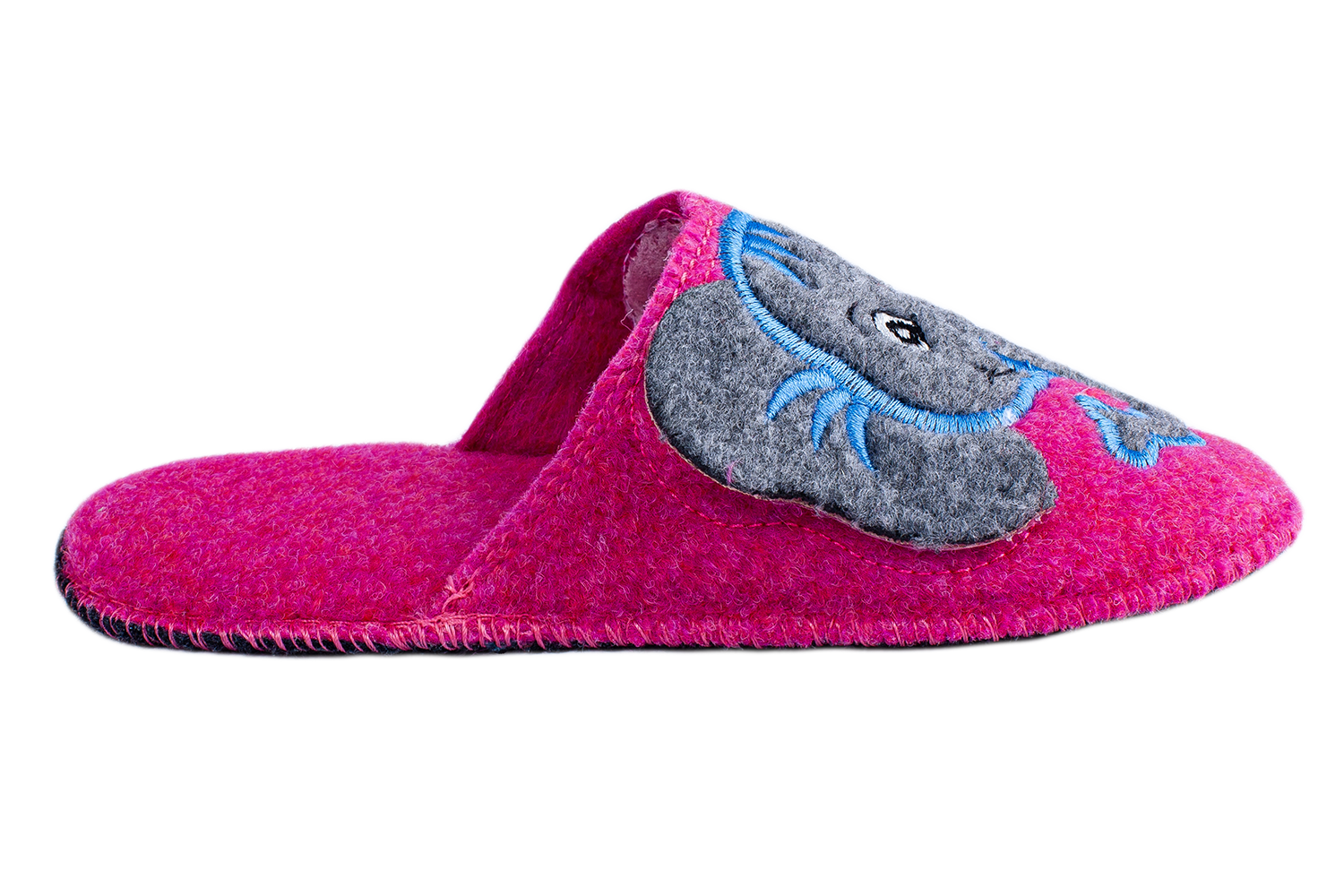 Children's indoor felt slippers